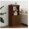 Image de Buffet avec lumières LED chêne marron 41x37x100 cm836692