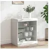 Image de Buffet avec Lumières LED, Armoire avec Eclairage, Meuble de Rangement, Organisateur de Salon Salle de Séjour, 836693