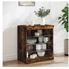 Image de Buffet avec Lumières LED, Armoire avec Eclairage, Meuble de Rangement, Organisateur de Salon Salle de Séjour, 836697