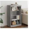 Image de Buffet avec lumières LED sonoma gris 60,5x37x100 cm836712