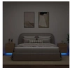 Image de Armoires de Chevet avec Lumières LED 2 pcs, Tables de Chevet avec 7 Tiroirs, Tables de Nuit Chambre, Moderne, Chêne 836740
