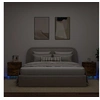 Image de Armoires de Chevet avec Lumières LED 2 pcs, Tables de Chevet avec 7 Tiroirs, Tables de Nuit Chambre, Moderne, Chêne 836744
