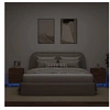 Image de Armoires de Chevet avec Lumières LED 2 pcs, Tables de Chevet avec 7 Tiroirs, Tables de Nuit Chambre, Moderne, Chêne 836748