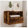 Image de Meubles TV muraux 2 pcs chêne fumé 40x30x30cm bois d'ingénierie 836849