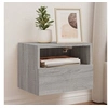 Image de Meubles TV muraux 2pcs sonoma gris 40x30x30cm bois d'ingénierie836851