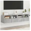 Image de Tv-wandmeubels 2 st 60x30x30 cm bewerkt hout betongrijs836861