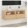 Image de Meuble TV mural chêne sonoma 80x30x30 cm bois d'ingénierie 836872