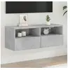 Image de Meuble TV mural gris béton 80x30x30 cm bois d'ingénierie836874