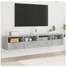Image de Meubles TV muraux 2 pcs gris béton 80x30x30cm bois d'ingénierie836875