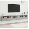 Image de Meubles TV muraux 2pcs gris béton 100x30x30cm bois d'ingénierie 836889