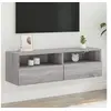 Image de Meuble TV mural sonoma gris 100x30x30 cm bois d'ingénierie 836892