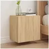 Image de Meuble TV mural chêne sonoma 40,5x30x40 cm bois d'ingénierie 836900