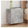 Image de Meubles TV muraux 2 pcs gris béton 40,5x30x40cm bois ingénierie 836903