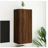 Image de Meuble TV mural chêne marron 40,5x30x90 cm bois d ingénierie