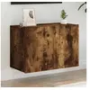 Image de Meuble TV mural chêne fumé 60x30x41 cm 836946