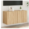 Image de Meuble TV mural chêne sonoma 80x30x41 cm 836956