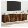 Image de Meubles TV muraux 2 pcs chêne fumé 80x30x41 cm836961
