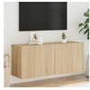 Image de Meuble TV mural chêne sonoma 100x30x41 cm
