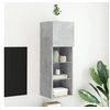 Image de Meuble TV avec lumières LED gris béton 30,5x30x90 cm837007