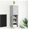 Image de Meuble TV avec lumières LED gris béton 30,5x30x102 cm