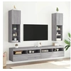 Image de Meubles TV avec Lumières LED 2 pcs, Armoires de Télévision Murales, Meubles Télé avec Rangement Salon Salle de 837026