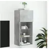 Image de Meuble TV avec Lumières LED, Armoire de Télévision Murale avec Rangement, Meuble Télé Suspendu Salon Salle de Séjour, 837049