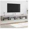 Image de Tv-meubels met LED-verlichting 2 st 100x30x30 cm betongrijs837162
