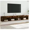 Image de Tv-meubels met LED-verlichting 2 st 100x30x30 cm gerookt eiken837164