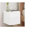 Image de Meubles TV Muraux avec Lumières LED 2 pcs, Armoires de Télévision Suspendues avec Rangement, Meubles Télé Flottants 837219