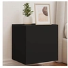 Image de Meubles TV Muraux avec Lumières LED 2 pcs, Armoires de Télévision Suspendues avec Rangement, Meubles Télé Flottants 837249