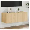 Image de Meuble TV mural avec lumières LED chêne sonoma 80x35x31 cm837285
