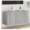 Image de Meuble TV mural avec lumières LED sonoma gris 80x35x41 cm837321