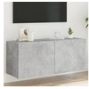Image de Tv-wandmeubel met LED-verlichting 100x35x41 cm betongrijs837326