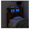 Image de Tête de Lit à LED, Tête de Cadre de Lit, Accessoire de Lit Simple, Meuble de Chambre à Coucher Maison Intérieur, 837334
