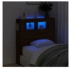 Image de Tête de Lit à LED, Tête de Cadre de Lit, Accessoire de Lit Simple, Meuble de Chambre à Coucher Maison Intérieur, 837336