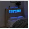 Image de Tï¿½te de lit ï¿½ LED chï¿½ne sonoma 120x18,5x103,5cm bois ingï¿½nierie
