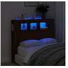 Image de Tête de Lit à LED, Tête de Cadre de Lit, Accessoire de Lit Double, Meuble de Chambre à Coucher Maison Intérieur, 837343