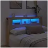 Image de Tête de lit à LED chêne sonoma 160x18,5x103,5cm bois ingénierie