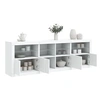 Image de Buffet avec lumières LED blanc 202x37x67 cm3209009