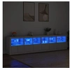 Image de Buffet avec lumières LED blanc 283x37x67 cm