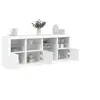 Image de Buffet avec lumières LED blanc 164x37x67 cm3209051