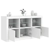 Image de Buffet avec lumières LED blanc 123x37x67 cm3209058