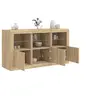 Image de Buffet avec lumières LED chêne sonoma 123x37x67 cm3209060