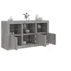 Image de Buffet avec lumières LED sonoma gris 123x37x67 cm