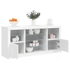 Image de Buffet avec Lumières LED, Armoire avec Porte, Meuble de Rangement, Organisateur de Salon Entrée Salle de Séjour, 3209086