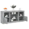 Image de Buffet avec Lumières LED, Armoire avec Porte, Meuble de Rangement, Organisateur de Salon Entrée Salle de Séjour, 3209089