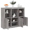 Image de Buffets avec lumières LED 3 pcs sonoma gris bois d'ingénierie3209105
