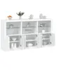 Image de Buffet avec Lumières LED, Armoire avec Porte, Meuble de Rangement, Organisateur de Salon Entrée Salle de Séjour, 3209149