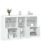 Image de Buffet avec Lumières LED, Armoire avec Porte, Meuble de Rangement, Organisateur de Salon Entrée Salle de Séjour, 3209170