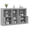 Image de Buffet avec Lumières LED, Armoire avec Porte, Meuble de Rangement, Organisateur de Salon Entrée Salle de Séjour, 3209173